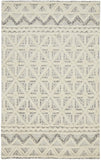 Anica Hand-Tufted Wool Geometric Rug - Elegant Bohemian Style for Living Rooms and Nurseries