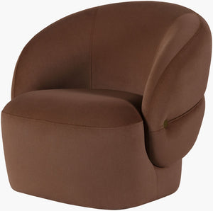 Surya Katarina Sculptural Accent Chair with Deep Seat High Density Foam Living Room Lounge KARI001-313435