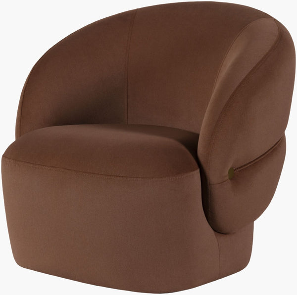 Surya Katarina Sculptural Accent Chair with Deep Seat High Density Foam Living Room Lounge KARI001-313435