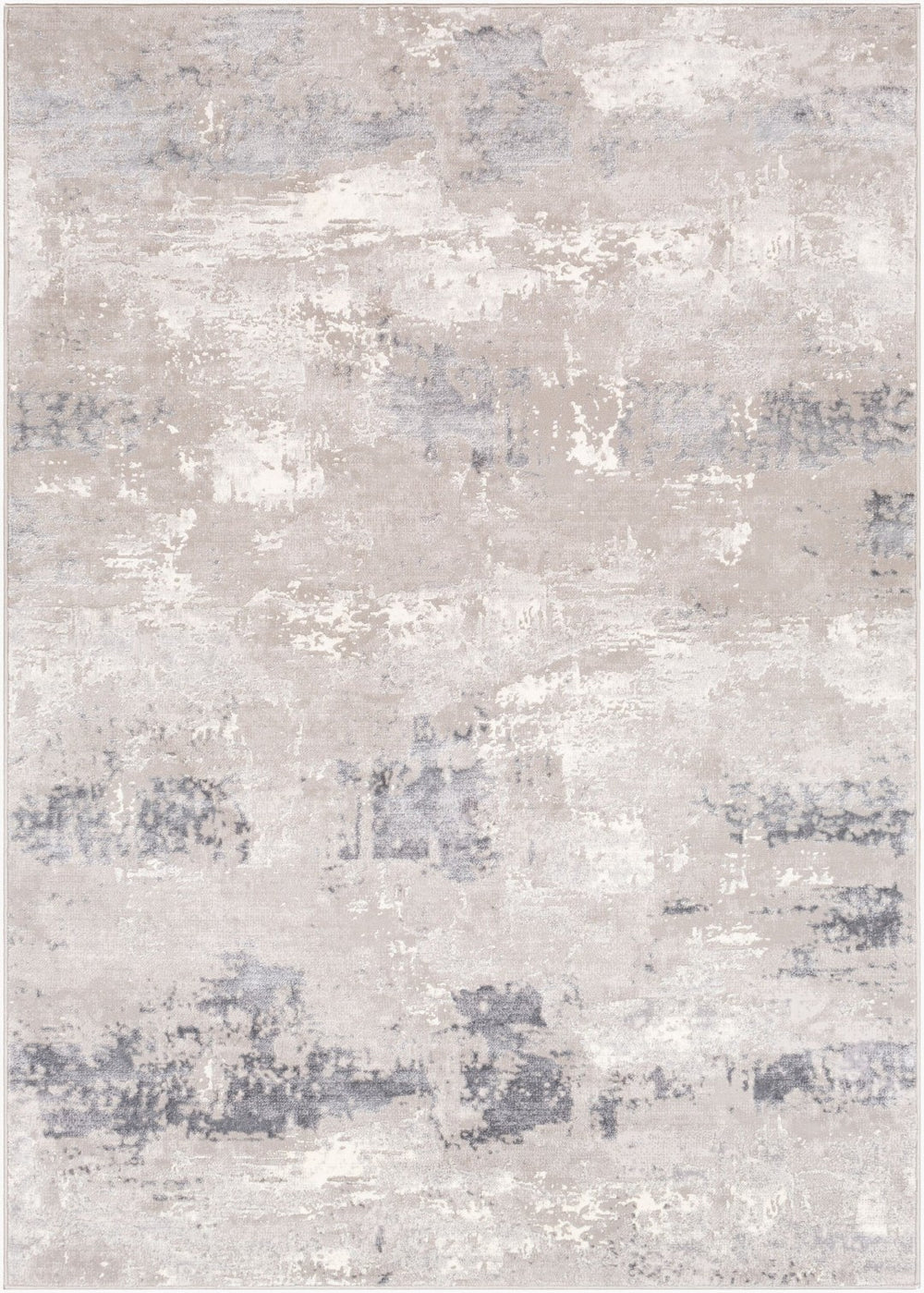 Livabliss Katmandu Geometric Mid-century Area Rug Polypropylene Blend for Entryways and Bedside Light Gray, Cha 2' x 2'11" KAT2313-23