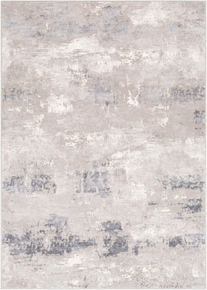 Livabliss Katmandu Geometric Mid-century Area Rug Polypropylene Blend for Entryways and Bedside Light Gray, Cha 2' x 2'11" KAT2313-23