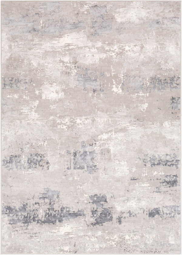 Livabliss Katmandu Geometric Mid-century Area Rug Polypropylene Blend for Entryways and Bedside Light Gray, Cha 2' x 2'11" KAT2313-23