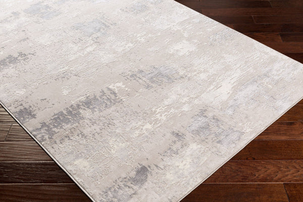 Livabliss Katmandu Geometric Mid-century Area Rug Polypropylene Blend for Entryways and Bedside Light Gray, Cha 2' x 2'11" KAT2313-23