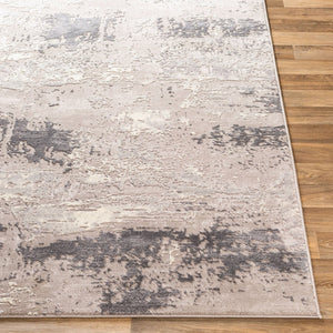 Livabliss Katmandu Geometric Mid-century Area Rug Polypropylene Blend for Entryways and Bedside Light Gray, Cha 2' x 2'11" KAT2313-23