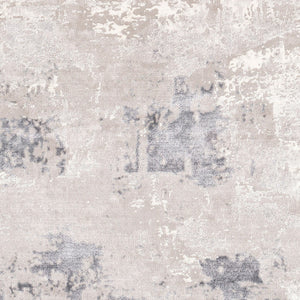 Livabliss Katmandu Geometric Mid-century Area Rug Polypropylene Blend for Entryways and Bedside Light Gray, Cha 2' x 2'11" KAT2313-23