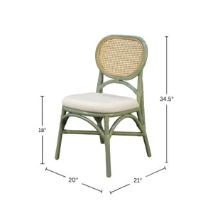 Kaya Handcrafted Dining Chairs Boho Coastal Style Open Weave Artisan Design for Any Room