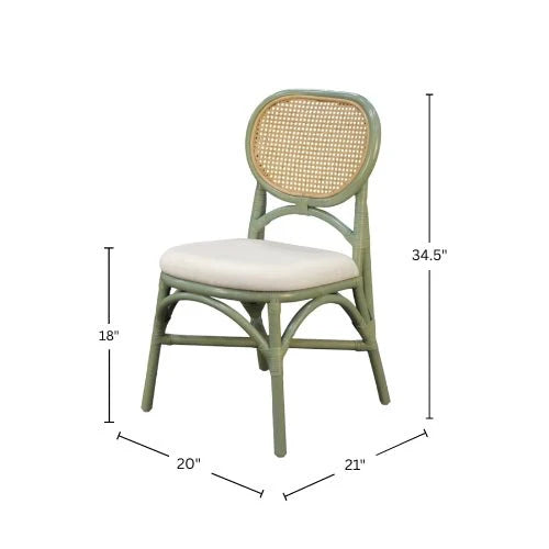Kaya Handcrafted Dining Chairs Boho Coastal Style Open Weave Artisan Design for Any Room