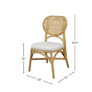 Kaya Handcrafted Dining Chairs Boho Coastal Style Open Weave Artisan Design for Any Room