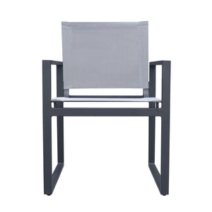 VIG Furniture Renava Wake + Kayak - Modern Outdoor Grey Dining Table Set VGGE-WAKE-KAYAK-DT-SET-GRY