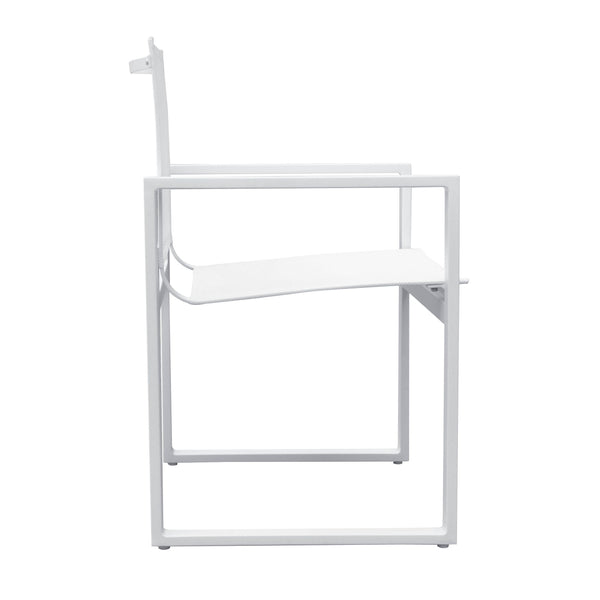 VIG Furniture Renava Wake + Kayak - Modern Outdoor Off-White Dining Table Set VGGE-WAKE-KAYAK-DT-SET-WHT