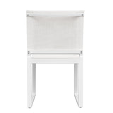 VIG Furniture Renava Wake + Kayak - Modern Outdoor Off-White Dining Table Set VGGE-WAKE-KAYAK-DT-SET-WHT