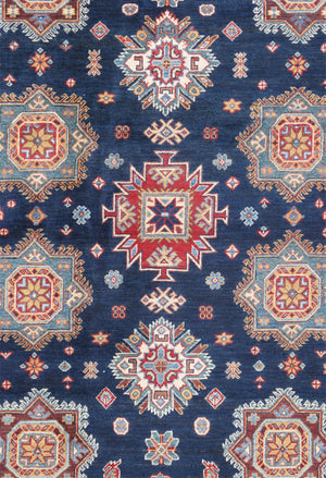 Pasargad Tribal Hand-knotted Wool Area Rug – Vibrant Geometric Design For Timeless Elegance   Kaz-2026 8x9