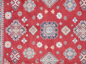Pasargad Tribal Hand-knotted Wool Area Rug – Vibrant Geometric Design For Timeless Elegance   Kaz-2031 10x10