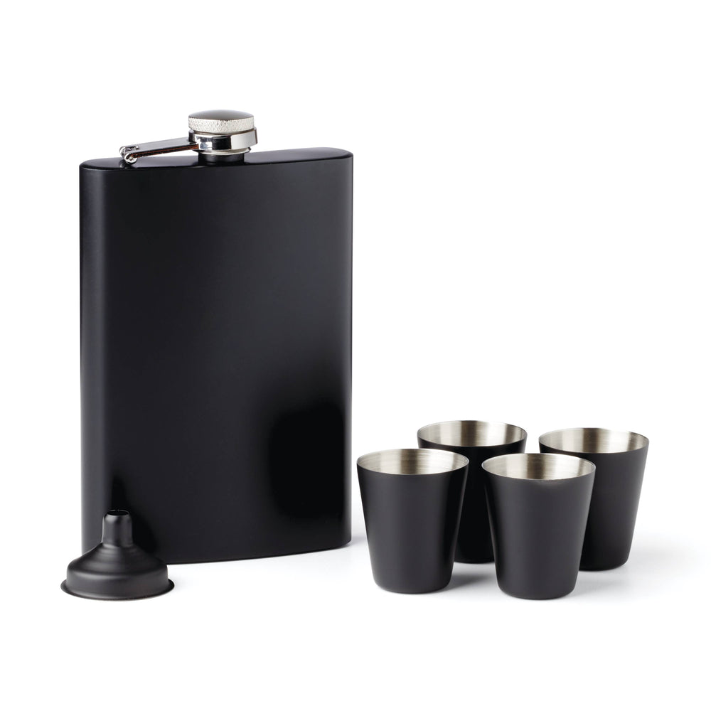 Lenox Cambridge 6-Piece Black Flask Set NO COLOR METAL EHGBK21CB1DS