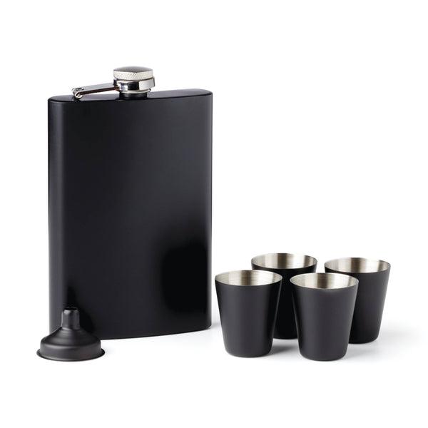 Lenox Cambridge 6-Piece Black Flask Set NO COLOR METAL EHGBK21CB1DS