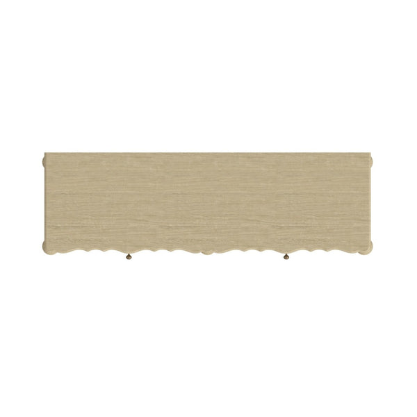 A.R.T. Furniture Haven Dresser - Timeless Cottage Design with Fluted Drawers and Ample Storage for Your Bedroom Elegance Blonde Oak 339130-2325