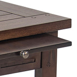 English Elm Steve Silver - Rustic Wooden End Table - Warm And Elegant Design - Storage Space, Durable Construction