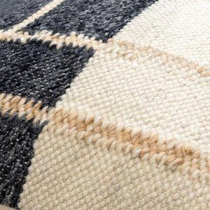 Surya Kambalny 18" X 18" Accent Pillow – Unique Wool & Cotton Blend For Stylish Home Decor & Comfort Beige Wool,Cotton,Cotton Kby001-2222p