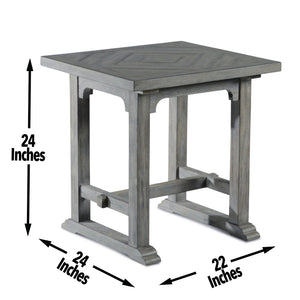 English Elm Steve Silver - Whitford - End Table - Gray