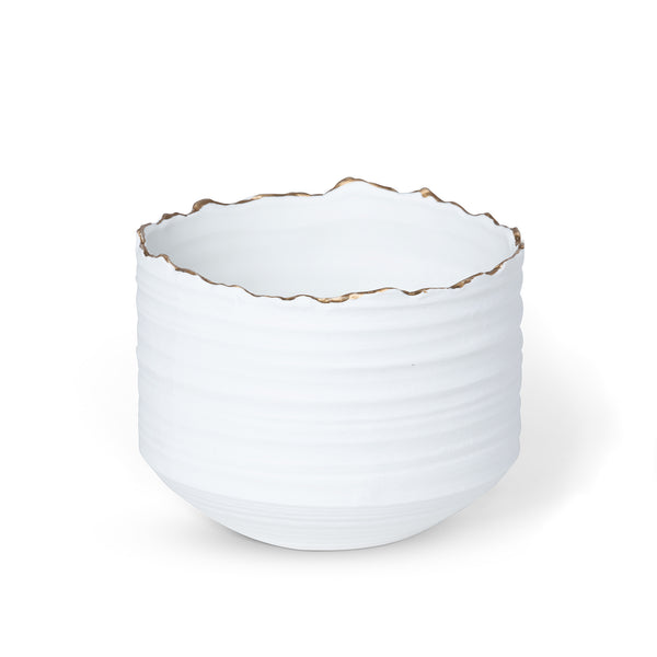 Gilded Organic Edge Pot, 8" ECL36015 Park Hill