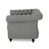 Christopher Knight Home® - Noble House - Westminster Chesterfield Fabric Club Chair