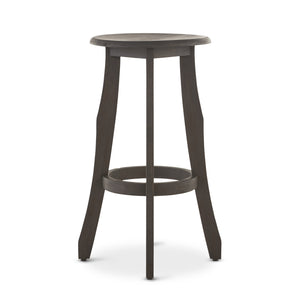 English Elm Christopher Knight Home® - PIKE Dark Gray Acacia Barstools Set of 2 — 30" Backless Outdoor Water-Resistant Contemporary Seats 60810.00