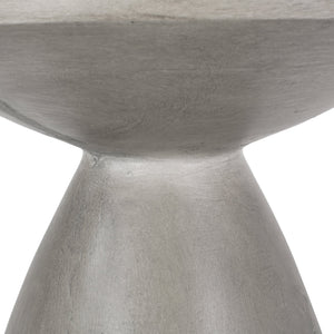 English Elm Outdoor Lightweight Concrete Hourglass Pedestal Side Table for Patio or Terrace 73455.00