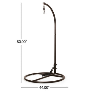 English Elm Christopher Knight Home® - HANGING Powder-Coated Iron Hammock Chair Stand — Portable, Secure Indoor/Outdoor Base for Easy Setup and Comfort 62075.00HNGBRN