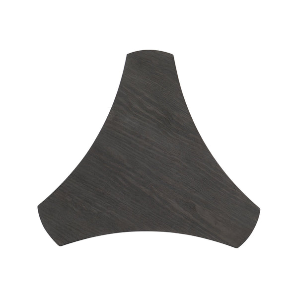 Bernhardt Bernhardt Katana Accent Table — Sculptural Solid Wood Trefoil Top, Blackened Pine Finish, Compact 23"H 426126