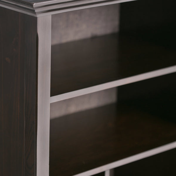 English Elm Amherst Multi Cube Bookcase - Handcrafted Solid Wood Storage Unit In Rich Hickory Brown Finish B136P159435