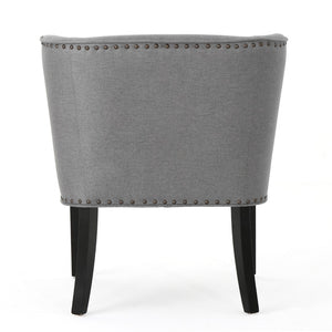 Christopher Knight Home® - Noble House - Adelina Contemporary Upholstered Accent Chair with Nailhead Trim