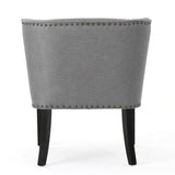 Christopher Knight Home® - Noble House - Adelina Contemporary Upholstered Accent Chair with Nailhead Trim