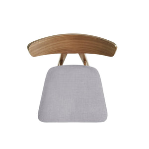 English Elm Christopher Knight Home® - Counter Stool mid-century set of 2 with rubberwood splayed legs, upholstered seats & footrests, 25" seat height DARK GREY 71185.00DGRY