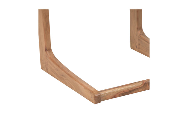 Porter Designs Porter Portola Solid Acacia Wood C Table – Elegant Mid-century Modern Accent For Today's Home Natural Wood 05-108-12-5025n