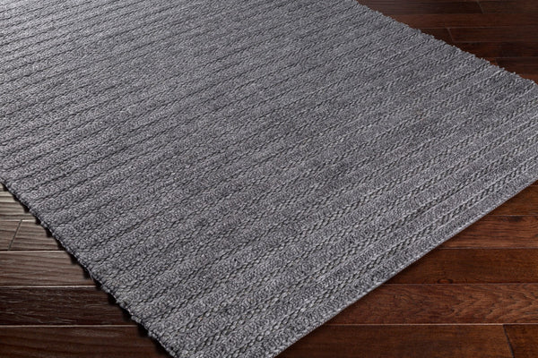 Surya Kindred Handmade 2' X 3' Scandinavian Modern Rug - Luxurious New Zealand Wool & Viscose Comfort Gray Viscose,Nz Wool Kdd3002-23