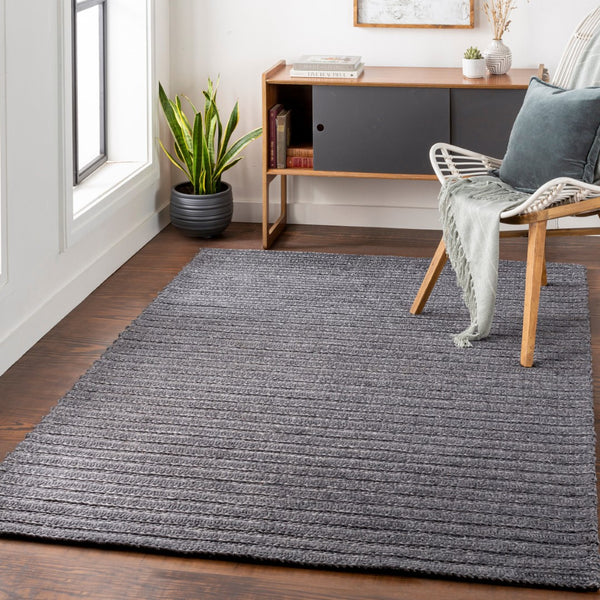 Surya Kindred Handmade 2' X 3' Scandinavian Modern Rug - Luxurious New Zealand Wool & Viscose Comfort Gray Viscose,Nz Wool Kdd3002-23