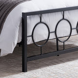 Christopher Knight Home® - Noble House - Francoise Queen-Size Geometric Platform Bed Frame