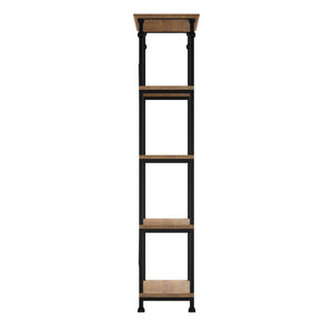 Homelegance By Top-Line Rafferty Vintage Industrial Rustic 40-inch Bookcase Oak Poplar