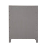 Scott Living Home Griffith Five Drawer Chest Gray with Light Wood Finish P367DJ124 Pulaski Furniture