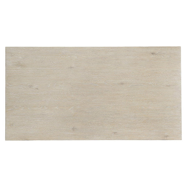 Bernhardt Bernhardt Antibes Cocktail Table — Sculptural Arched Concrete Supports With Roz Oak Top, Rustic Modern Appeal 350022