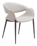 Limay Dining Chair - Set of 2 Beige & Walnut 109971 Zuo Modern