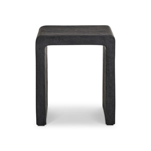 Bernhardt Bernhardt Shephard Cast Resin Faux Bois Accent Table with Sculptural Organic Form 582120