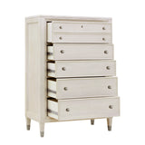 Ashby Place 5-Drawer Chest Natural with Reflection Gray Finish P359124 Pulaski Furniture