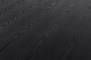 VIG Furniture Modrest Kenda - Modern Black Ash + Stainless Steel Dining Table VGVCT2355-BLK