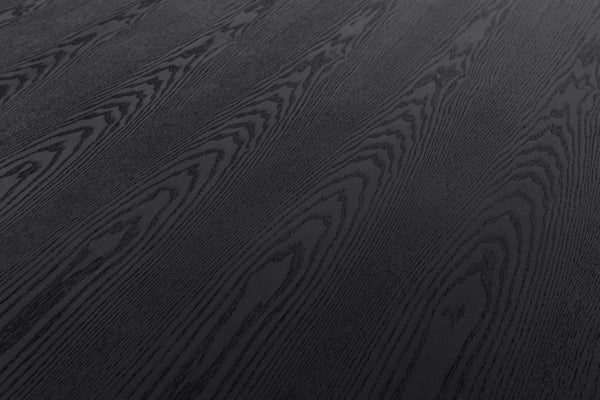 VIG Furniture Modrest Kenda - Modern Black Ash + Stainless Steel Dining Table VGVCT2355-BLK