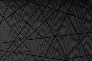 VIG Furniture Modrest Kenda - Modern Black Ash + Stainless Steel Dining Table VGVCT2355-BLK