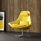 VIG Furniture Modern Kenora - Modern Yellow Eco-Leather Accent Chair  VGBNEC-096