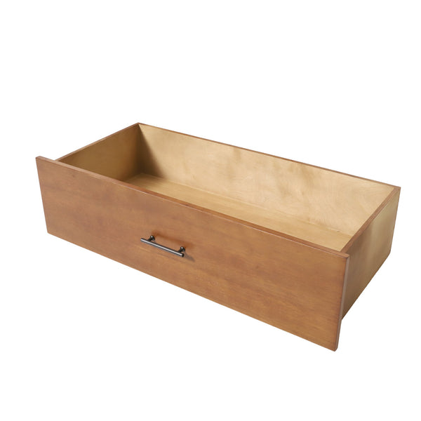 English Elm Christopher Knight Home® - Okioki Mid-Century 3-Drawer Dresser in Acacia Wood — Sturdy, Smooth-Glide Storage for Bedrooms Brown 67064.00MEDBRN