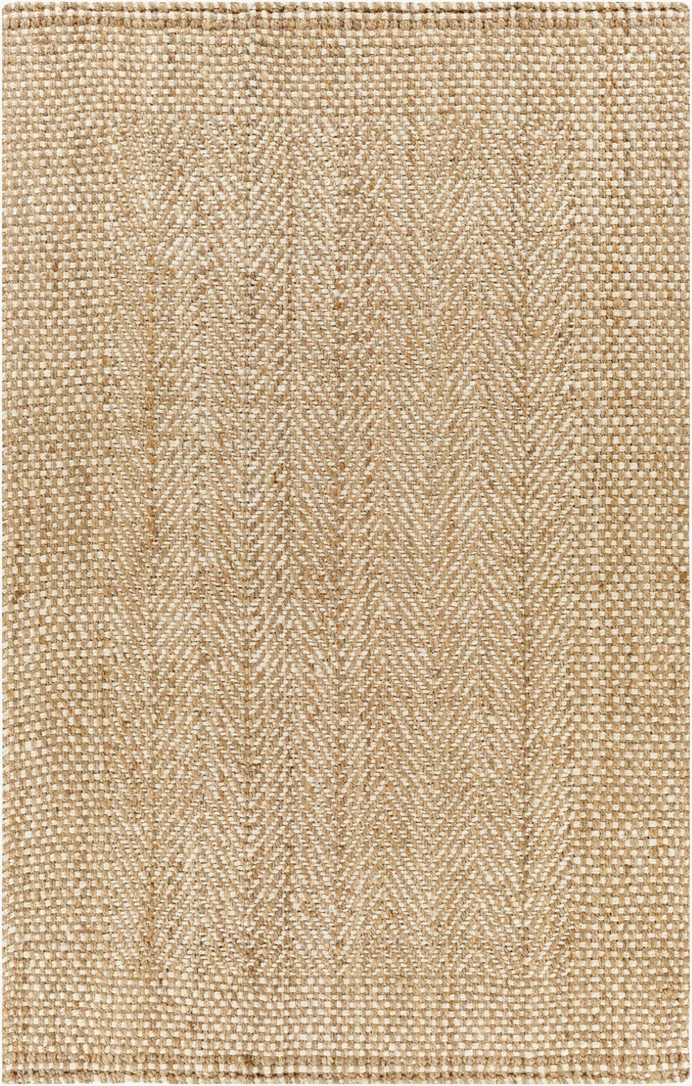 Livabliss Kerala Handwoven Jute Flatweave Area Rug Natural Fiber Accent for Living Dining Spaces Light Beige, Ta 8' x 8' Square KER2300-8SQ
