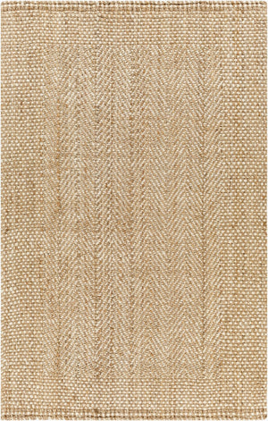 Livabliss Kerala Handwoven Jute Flatweave Area Rug Natural Fiber Accent for Living Dining Spaces Light Beige, Ta 8' x 8' Square KER2300-8SQ
